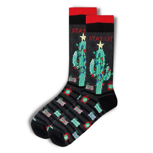 Spode Christmas Lights Funky Socks